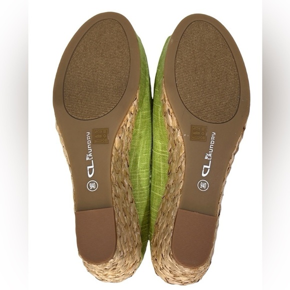 CL By Laundry Daysie Women’s Open Toe Linen Platform Slip On Heel Size-9/40 NIB - Picture 8 of 9
